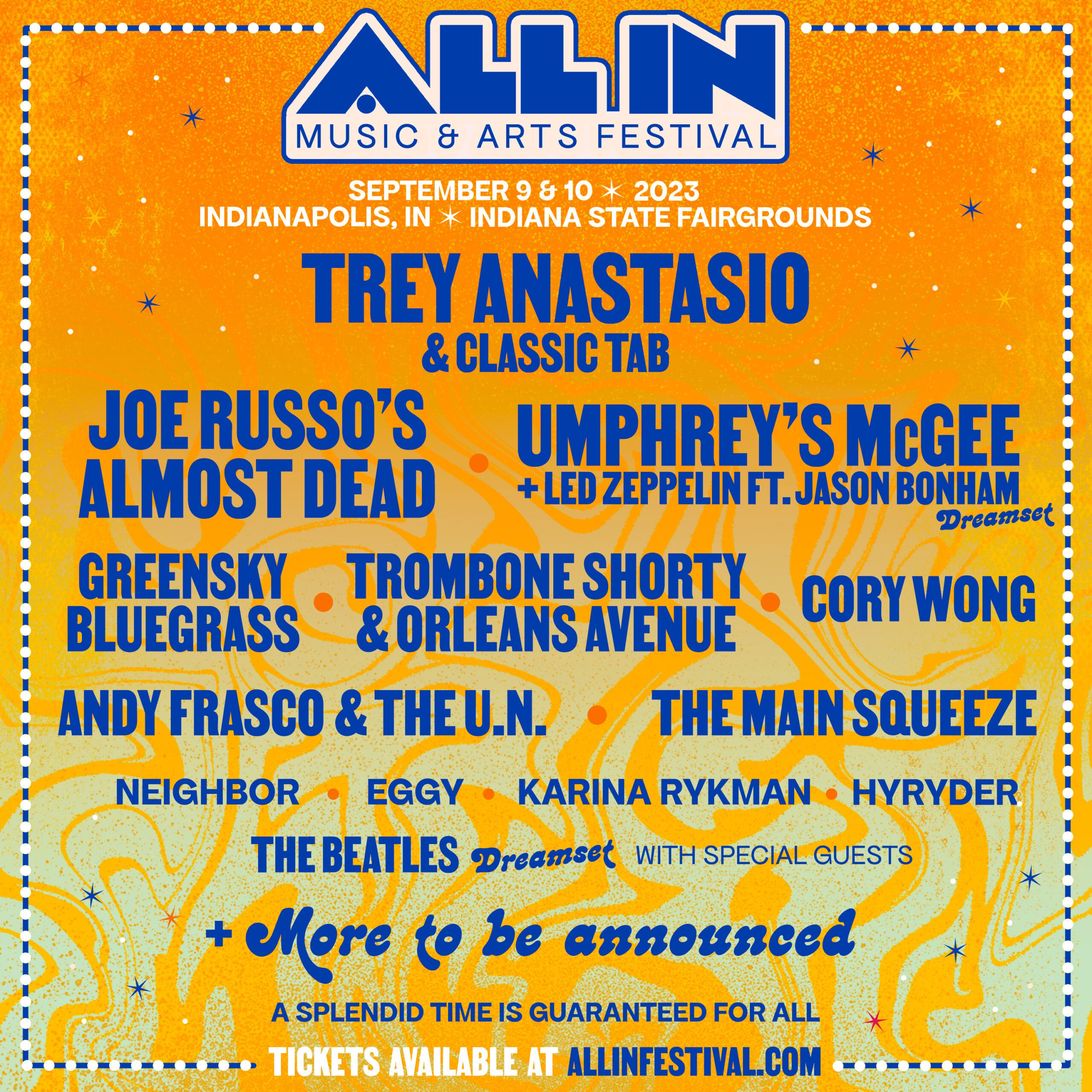 ALL IN 2023 - FIRST LINEUP ANNOUNCE! - All IN Music & Arts Festival in ...